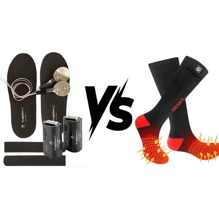 Ski Boot Heaters vs. Heated Socks