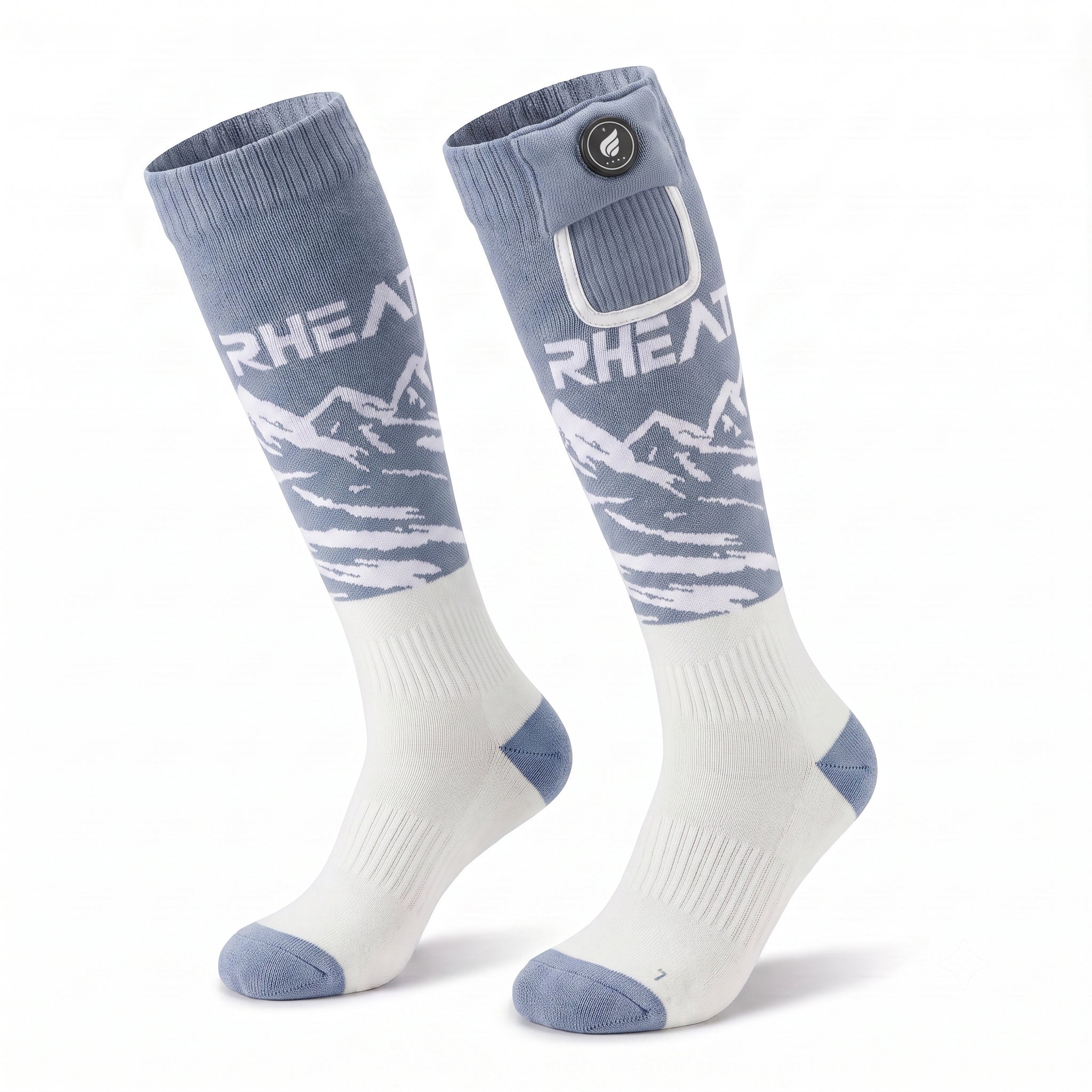 Moisture-Wicking Heated Ski Socks