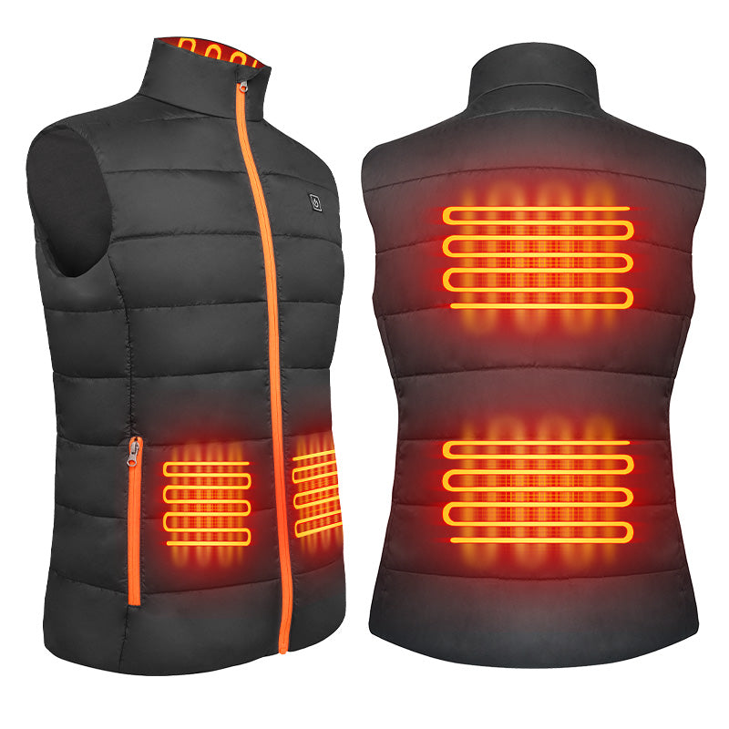 Cargue la imagen en el visor de la galería, Women’s Heated Vest – Lightweight Slim Fit Rechargeable Warming Vest