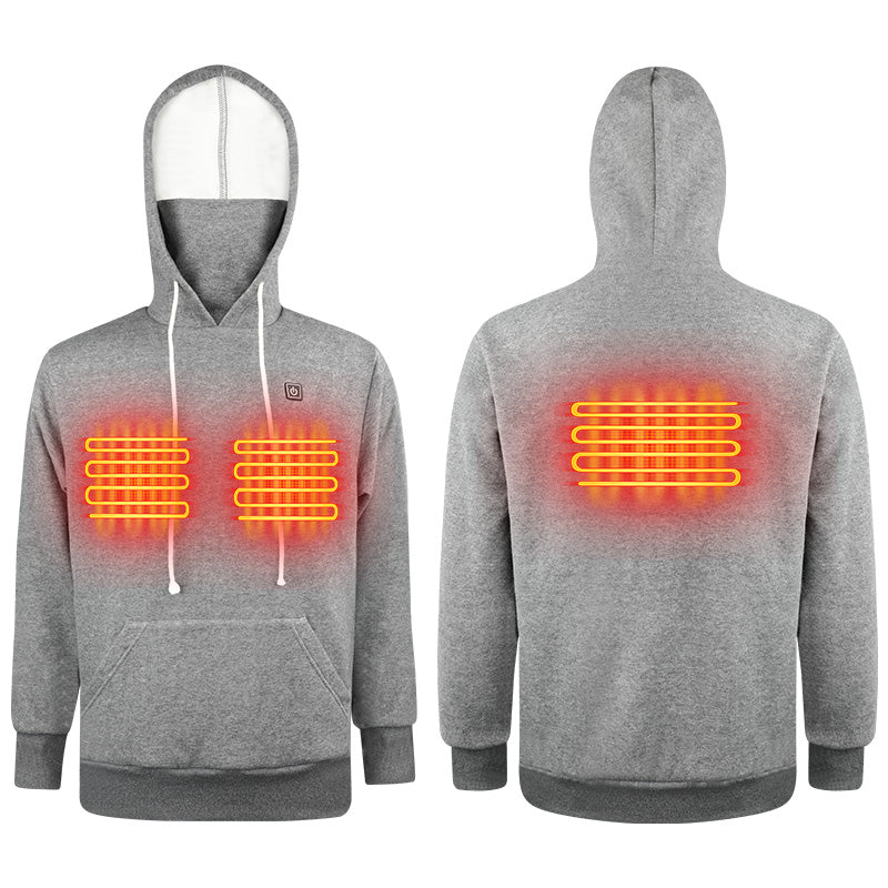 Load image into Gallery viewer, Unisex Heated Pullover Hoodie With Core Heating
