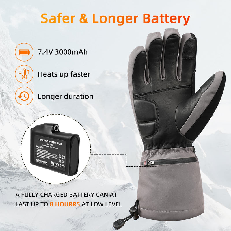 Laden Sie das Bild in Galerie -Viewer, Savior Upgraded Heated Gloves 2.0- 7.4V Fast Charging, Touchscreen Compatible