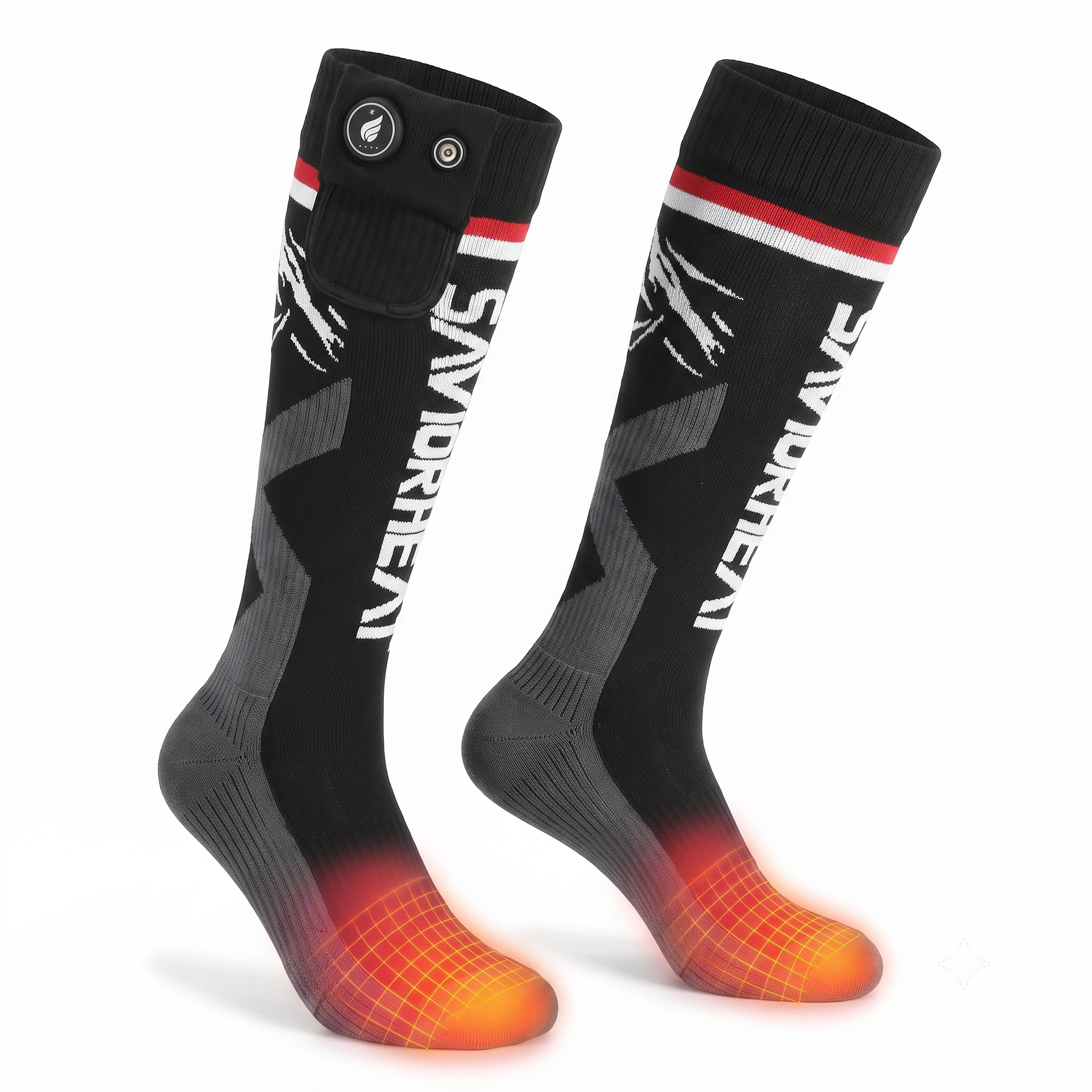 SOS811G3 Magnetic-Charge Smart Heated Ski Socks
