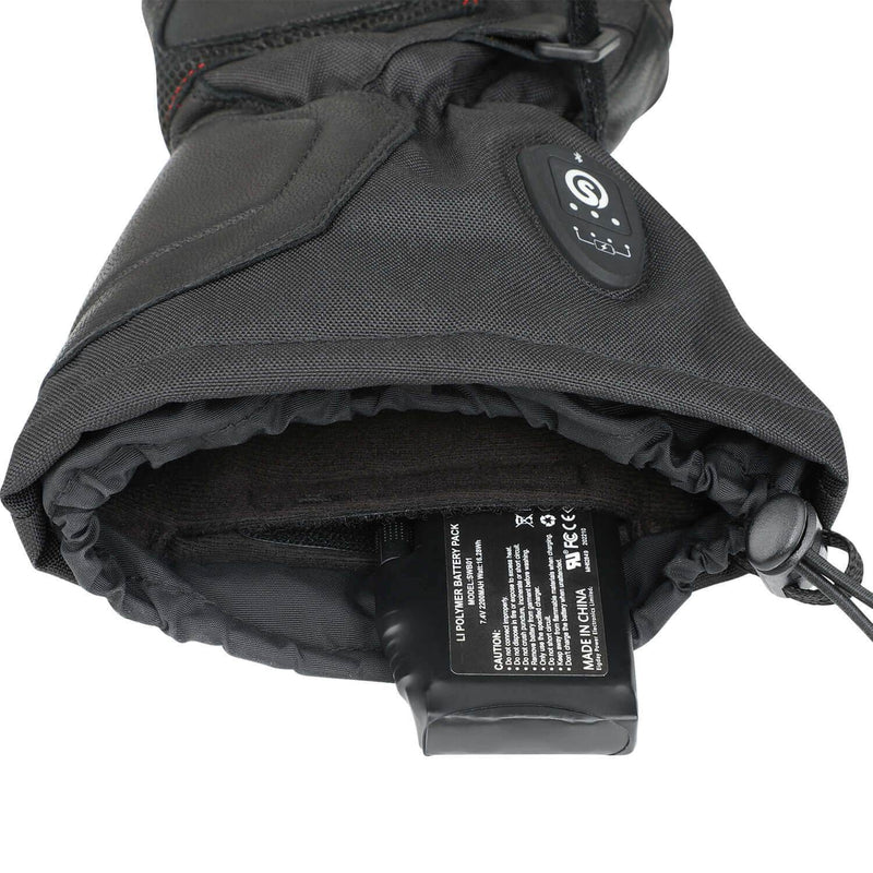 Load image into Gallery viewer, Savior Bluetooth  Battery Heated Motorcycle Gloves 2.0