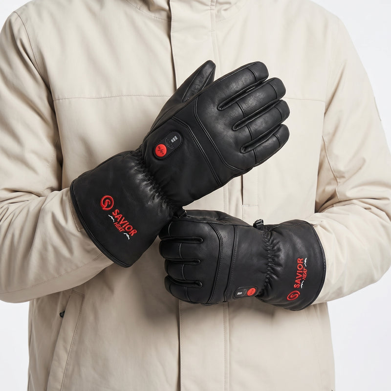 Chargez l'image dans la visionneuse de la galerie, Gants chauffants Savior Gants en cuir pour environnements ultra chauds et difficiles S06