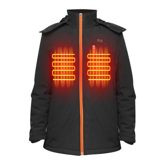 Heated Jacket with Battery Pack – Waterproof Windproof Winter Coat for Men