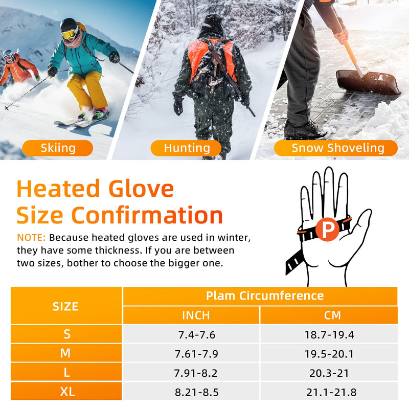 Laden Sie das Bild in Galerie -Viewer, Savior Upgraded Heated Gloves 2.0- 7.4V Fast Charging, Touchscreen Compatible