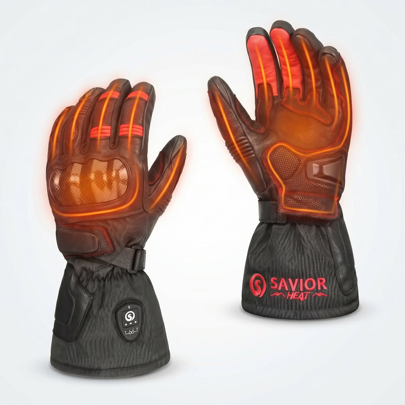 Chargez l'image dans la visionneuse de la galerie, Savior Bluetooth Battery Heated Motorcycle Gloves 2.0