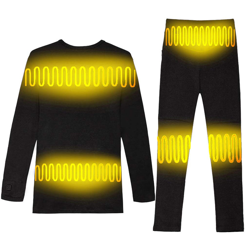 Load image into Gallery viewer, SAVIOR Heated Base Layer for Men's Thermal Underwear and Winter Clothing