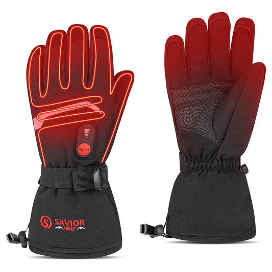 Sauveur ski gants chauffants électrique Rechargeable batterie alimenté hommes femmes chasse randonnée escalade course moto