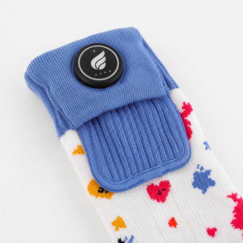 Cargue la imagen en el visor de la galería, SOS901G3 Kids’ Lightweight Smart Heated Ski Socks