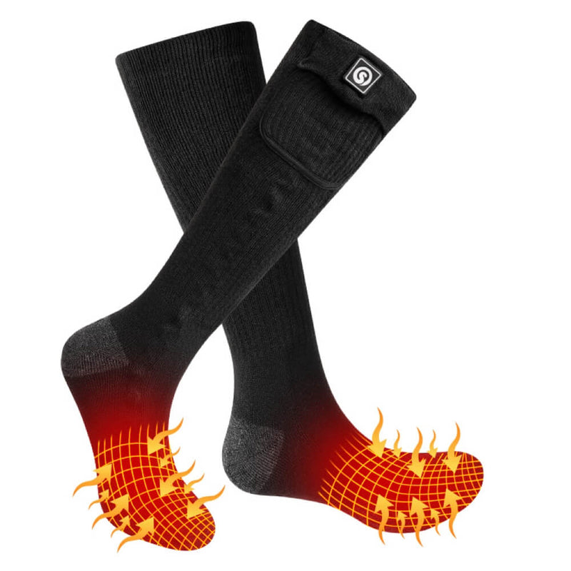 Load image into Gallery viewer, Savior 7.4V Electric Heated snowboard Socks For Men Women
