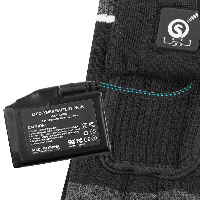 Load image into Gallery viewer, Savior Men Women 7.4V Mobile Warming Heated Socks