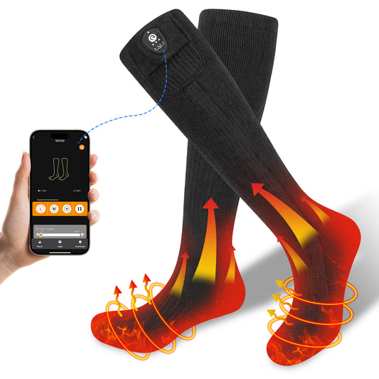 Savior Bluetooth Heated Socks With APP Control For Men Women