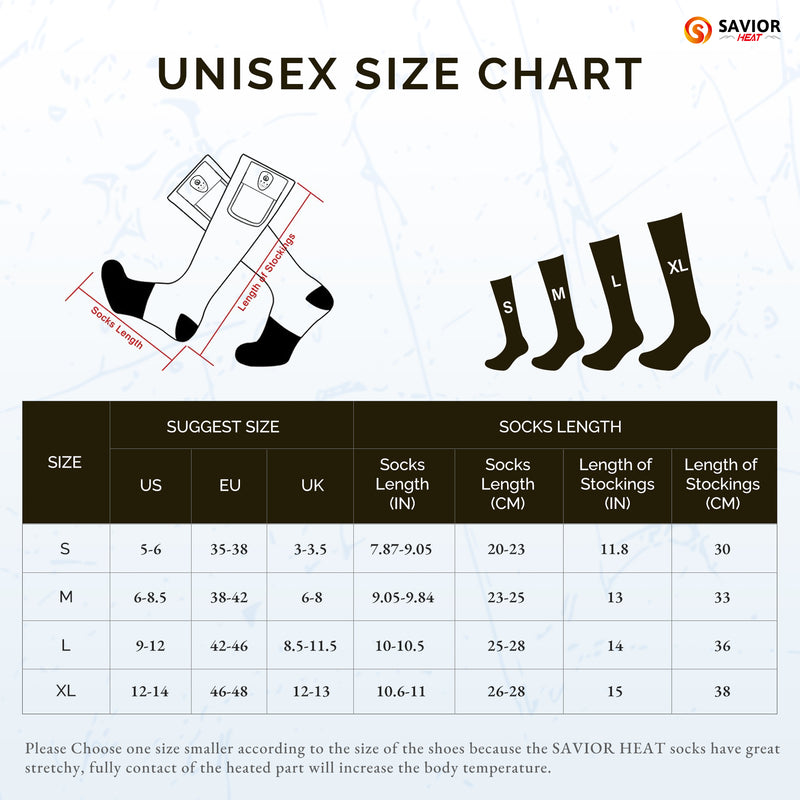 Cargue la imagen en el visor de la galería, Savior Bluetooth Heated Socks With APP Control For Men Women