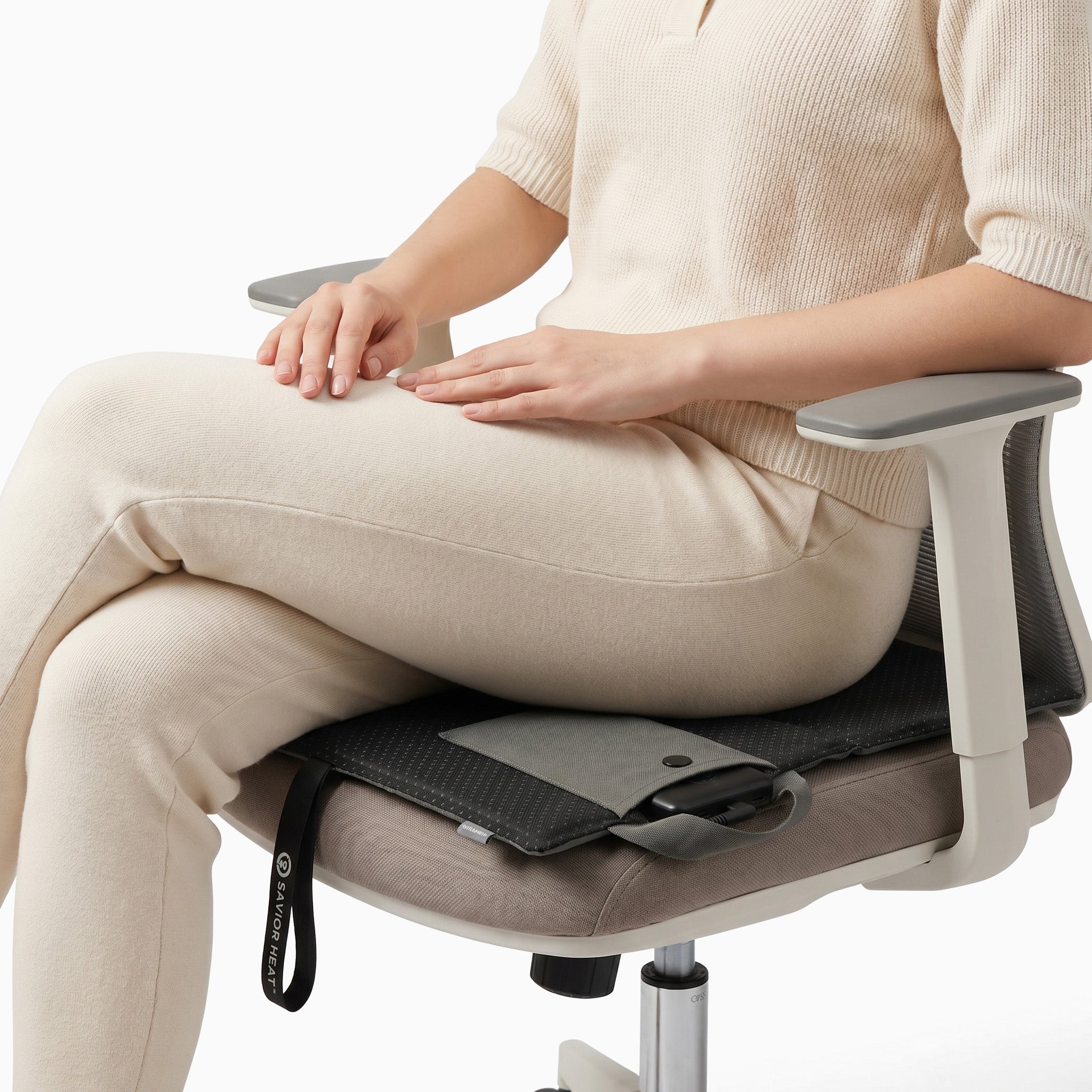 Portable Heated Seat Cushion with Foldable Outdoor Design