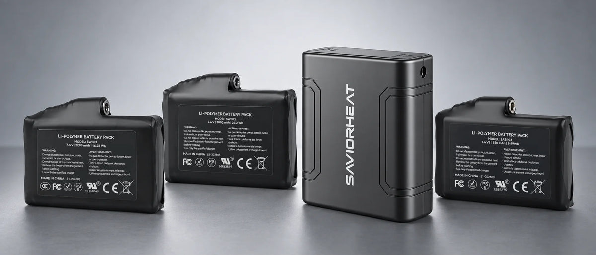 SAVIOR HEAT heated product battery system desktop banner