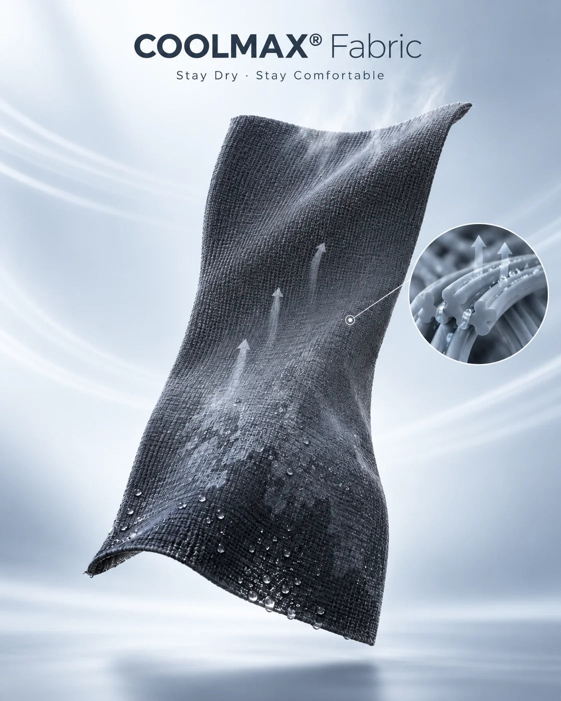 SAVIOR HEAT COOLMAX® moisture-wicking quick-dry fabric