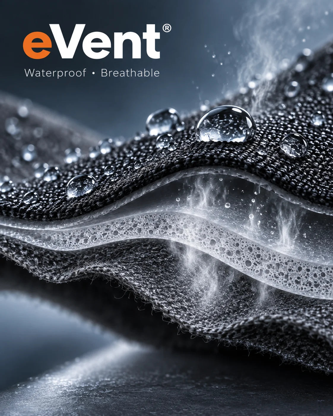 SAVIOR HEAT eVent® outdoor waterproof breathable technology fabric