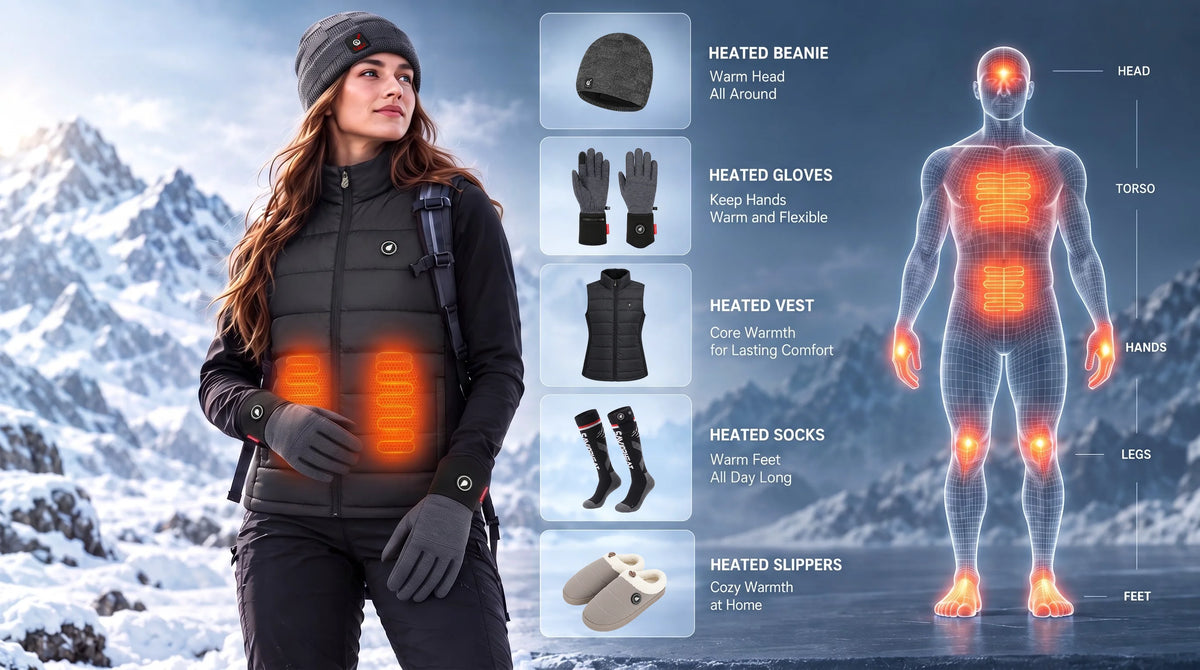 SAVIOR HEAT heated apparel outdoor scenery banner for desktop