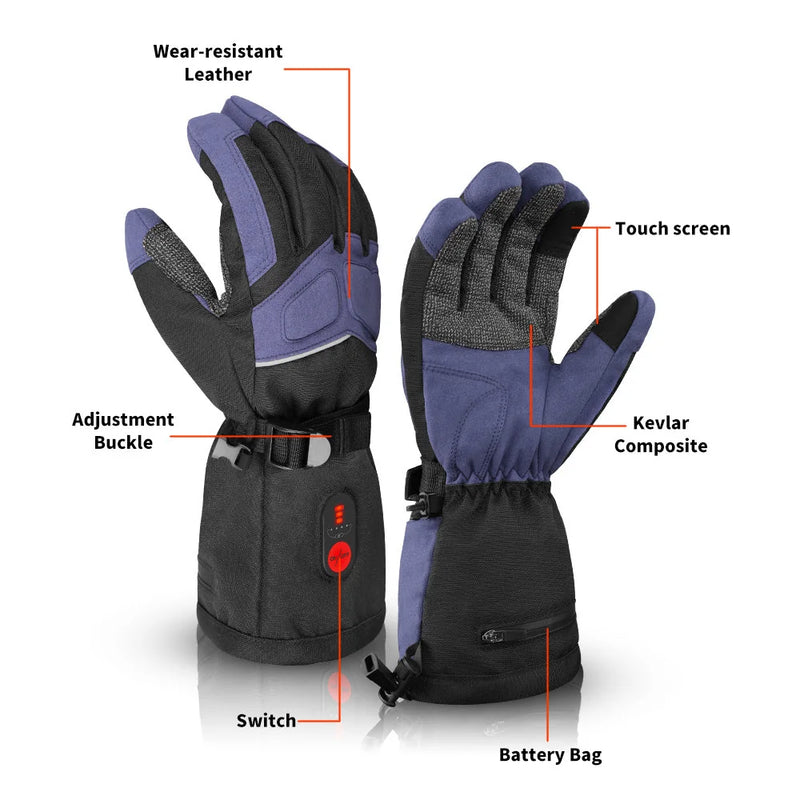 Load image into Gallery viewer, Durable Heated Work Gloves detail view