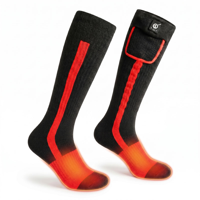 Chargez l'image dans la visionneuse de la galerie, Chaussettes chauffantes à piles électriques Savior Warm Winter pour hommes et femmes