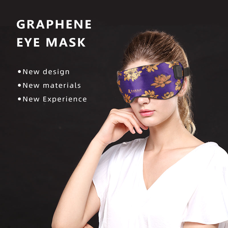 Load image into Gallery viewer, Silk Massage Heating Eye Mask Vibration