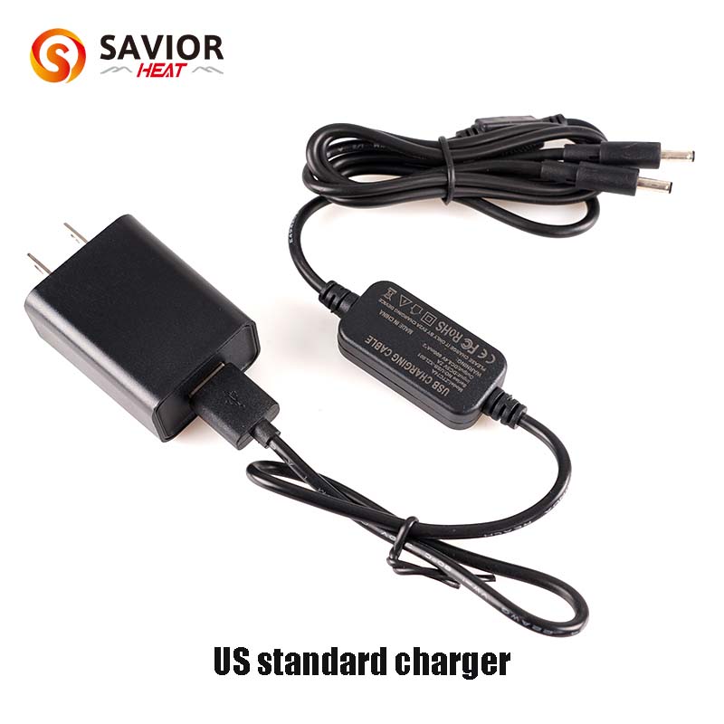 Laden Sie das Bild in Galerie -Viewer, Saviour Beheiztes USB-Ladegerät für 7,4 V 2200 mAh Akku Beheizte Handschuhe Fäustlinge Liner Socken Mützen Jacke Weste