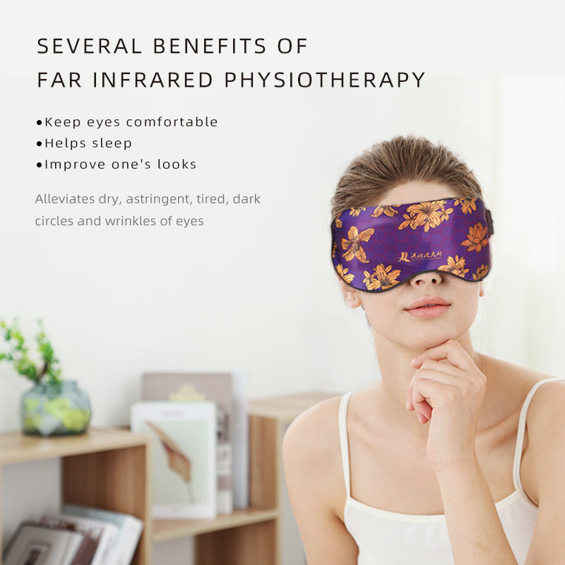 Load image into Gallery viewer, Silk Massage Heating Eye Mask Vibration