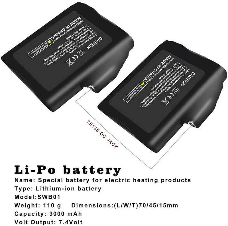 Laden Sie das Bild in Galerie -Viewer, (Extra Spare Battery)Lithium Ion Battery - Savior Heat Official® Store