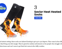 As Featured in Women's Health: Savior Heat Heated Socks – A Top Choice for Winter Comfort