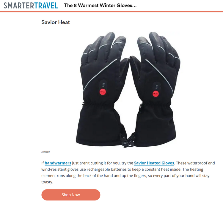 SmarterTravel Recommends: Savior Heat Heated Gloves – A Must-Have for Winter Travel