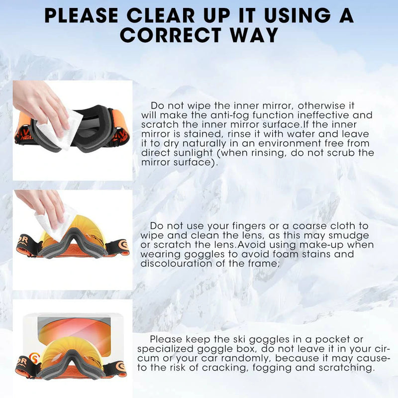 Cargue la imagen en el visor de la galería, 【PinnacleWarm Leather Set】S06 Heated Leather Gloves &amp; UV Protection Ski Goggles
