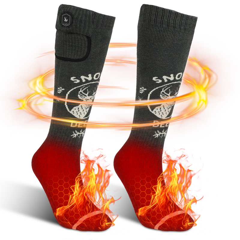Chargez l&#39;image dans la visionneuse de la galerie, SNOW DEER Heated Socks with 3000mAh Long Endurance Batteries
