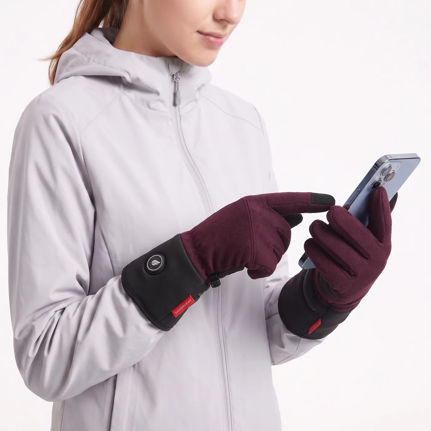 Touchscreen Friendly - Savior Heat Natural Comfort Lightweight Heated Glove Liners