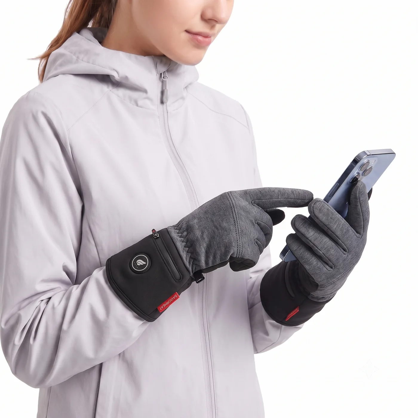 Touchscreen Friendly - Savior Heat Wool Blend Comfort Heated Glove Liners