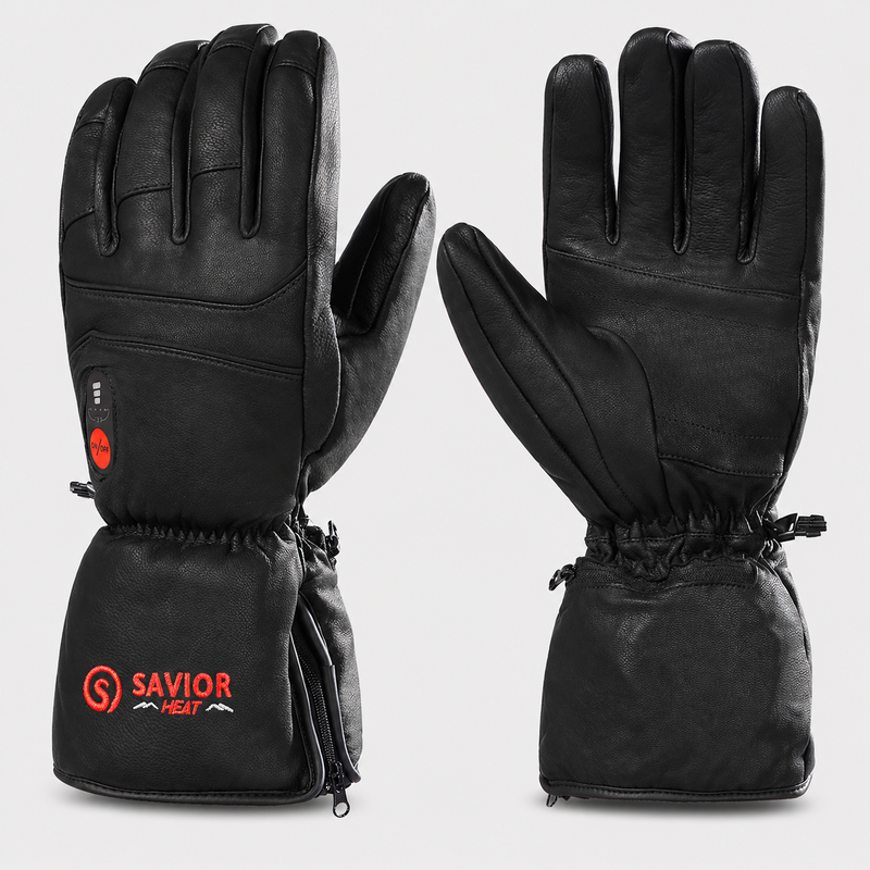 Load image into Gallery viewer, Savior Electric Heated Leather Gloves
