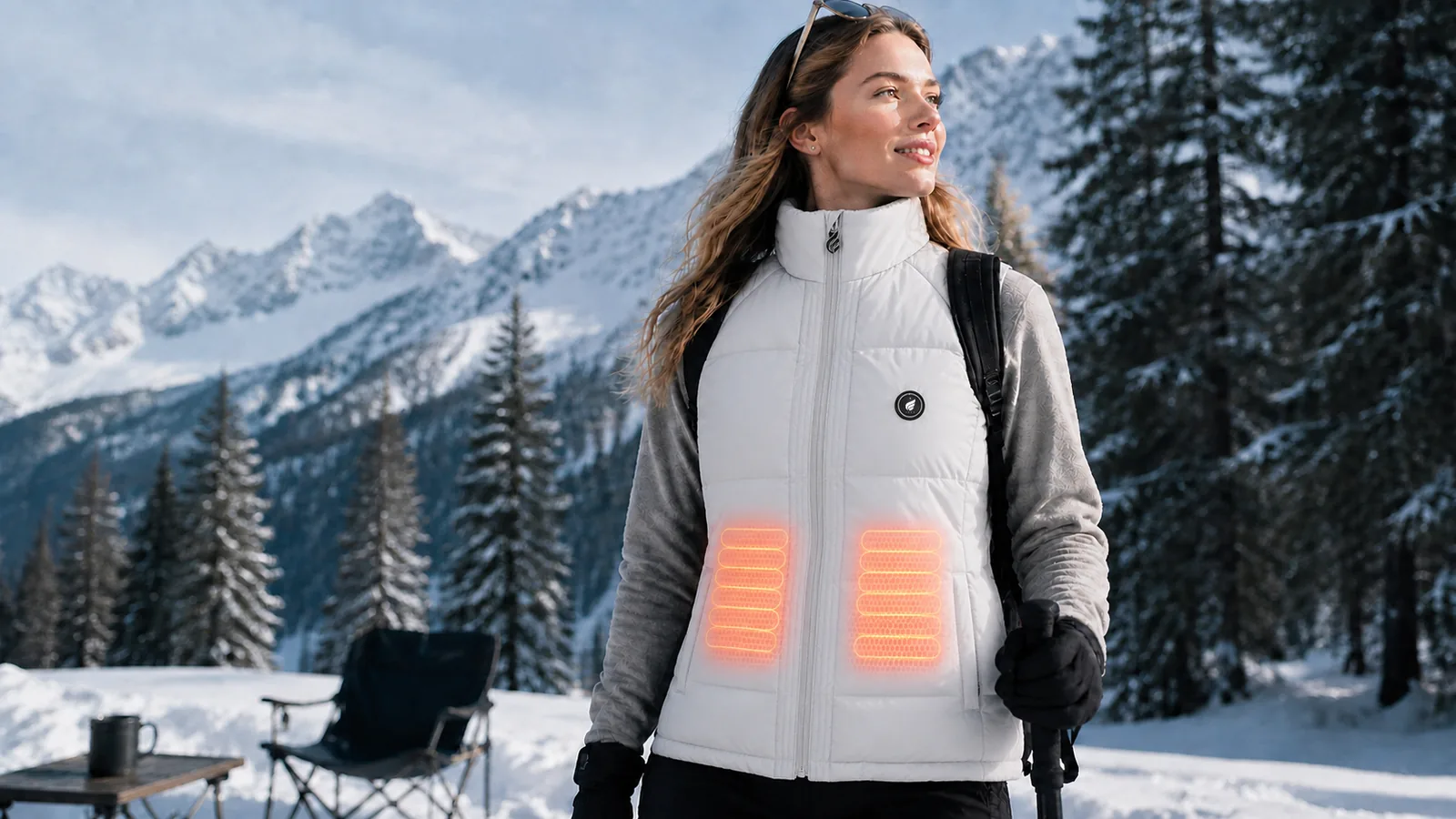 Long-Lasting Warmth - Savior Heat Women's Drawcord-Hem Heated Vest