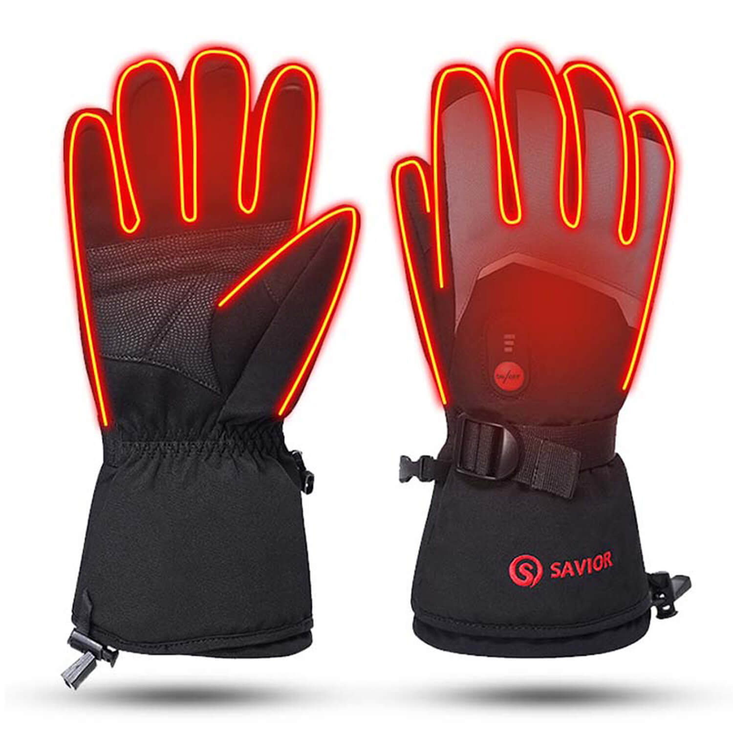 Saviour Beheizte Unisex-Handschuhe, wiederaufladbar, für Arbeiten im Winter im Freien, Schnee, Ski, Motorradfahren