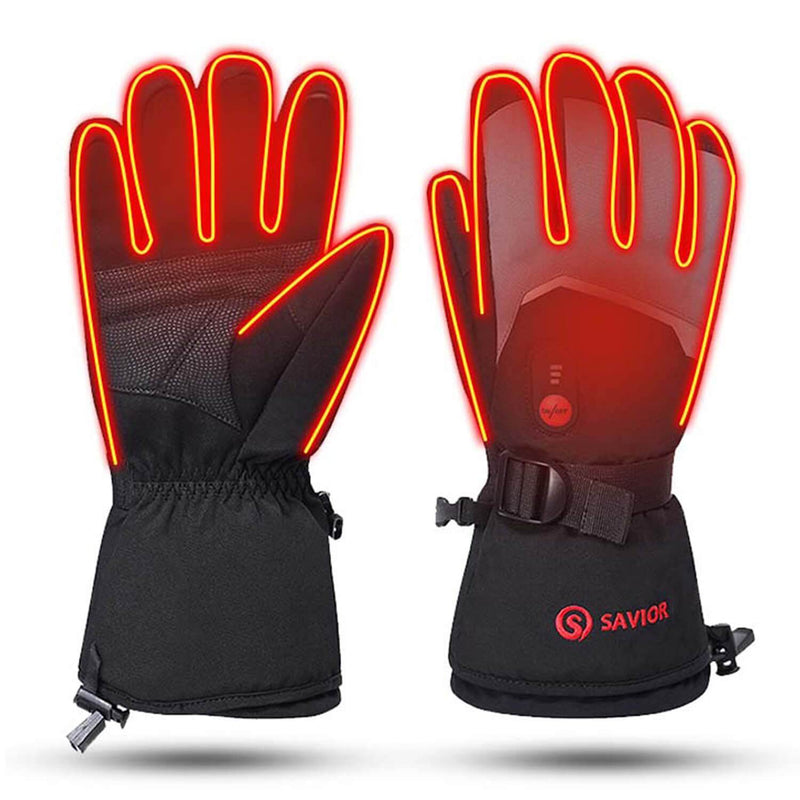 Cargue la imagen en el visor de la galería, Salvador Guantes Térmicos Unisex, Batería Recargable, para Invierno Trabajo al Aire Libre Nieve Esquí Motociclismo
