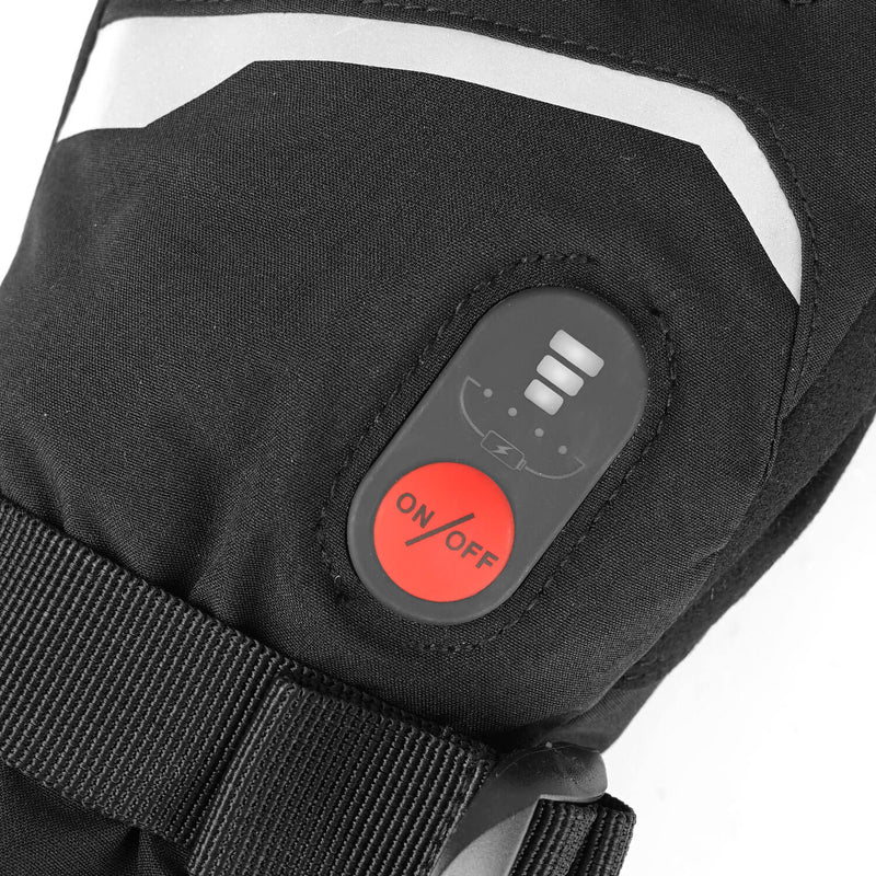 Chargez l&#39;image dans la visionneuse de la galerie, Sauveur ski gants chauffants électrique Rechargeable batterie alimenté hommes femmes chasse randonnée escalade course moto
