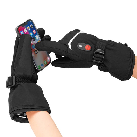 Sauveur ski gants chauffants électrique Rechargeable batterie alimenté hommes femmes chasse randonnée escalade course moto
