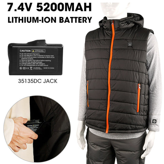 Savior Men's Heated Vest For Winter Outdoor Adventures