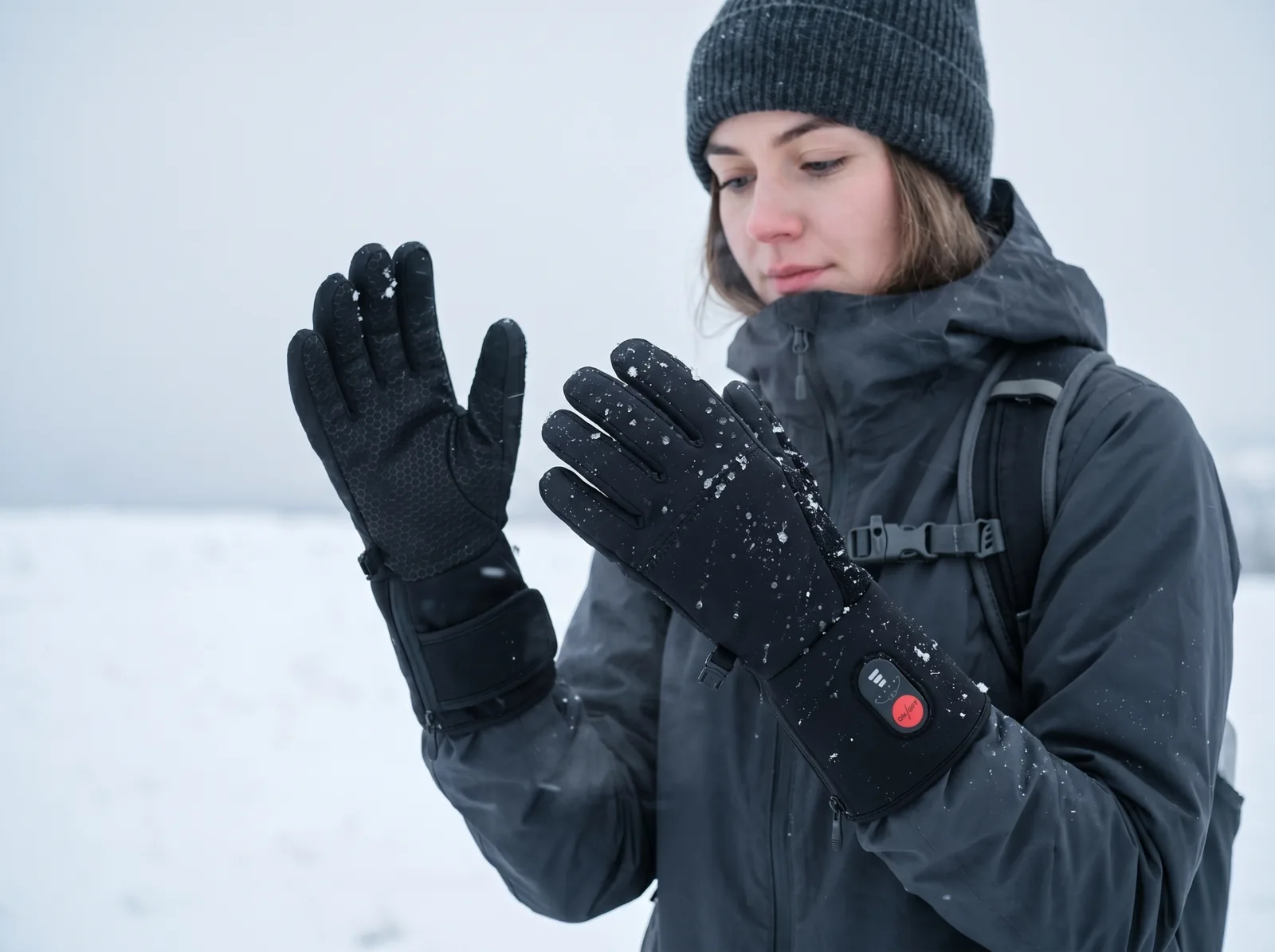 Water-Resistant - Savior Heat SW04 Thin Heated Gloves with Anti-Slip Palm