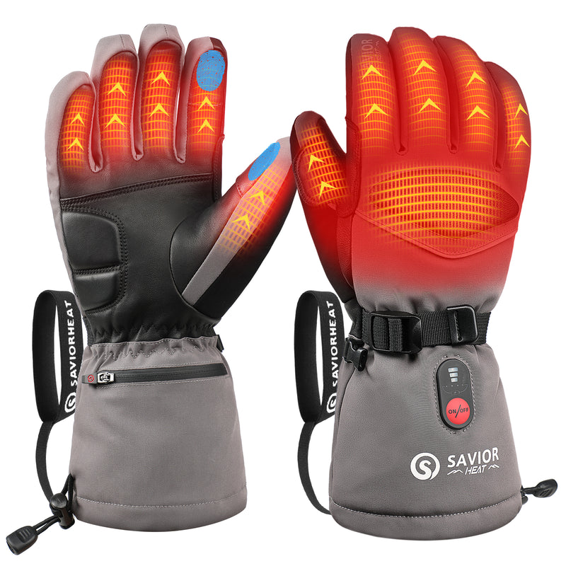 Laden Sie das Bild in Galerie -Viewer, Savior Upgraded Heated Gloves 2.0- 7.4V Fast Charging, Touchscreen Compatible
