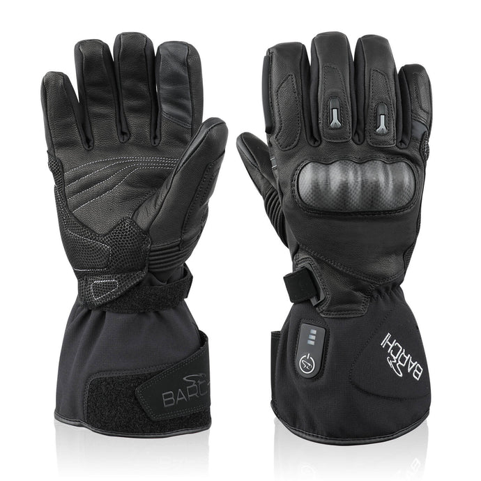Waterproof Battery Heated Motorcycle Gloves Adapt To 12V Power