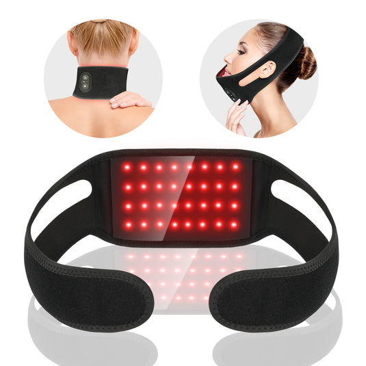 Neck and Body Infrared Therapy Belt for Pain Relief and Chin Firming