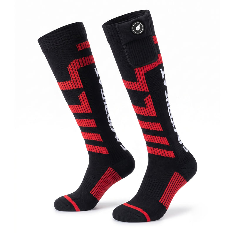 Cargue la imagen en el visor de la galería, SOS201G3 Breathable Heated Ski Socks
