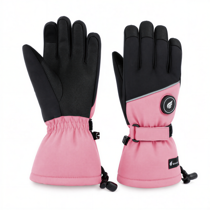 Cargue la imagen en el visor de la galería, GVS407G3 Kids’ Full-Finger Heated Ski Gloves
