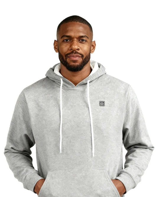 Men’s Heated Hoodie –  3 Heating Zones, 3 Temperature Levels, Thick Cotton Warm Hoodie