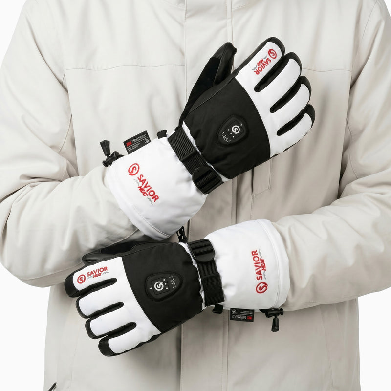 Load image into Gallery viewer, Whether you're skiing, snowboarding, snowmobiling, hunting, shoveling snow, or working in freezing conditions, these unisex heated gloves are perfect for all winter activities.
